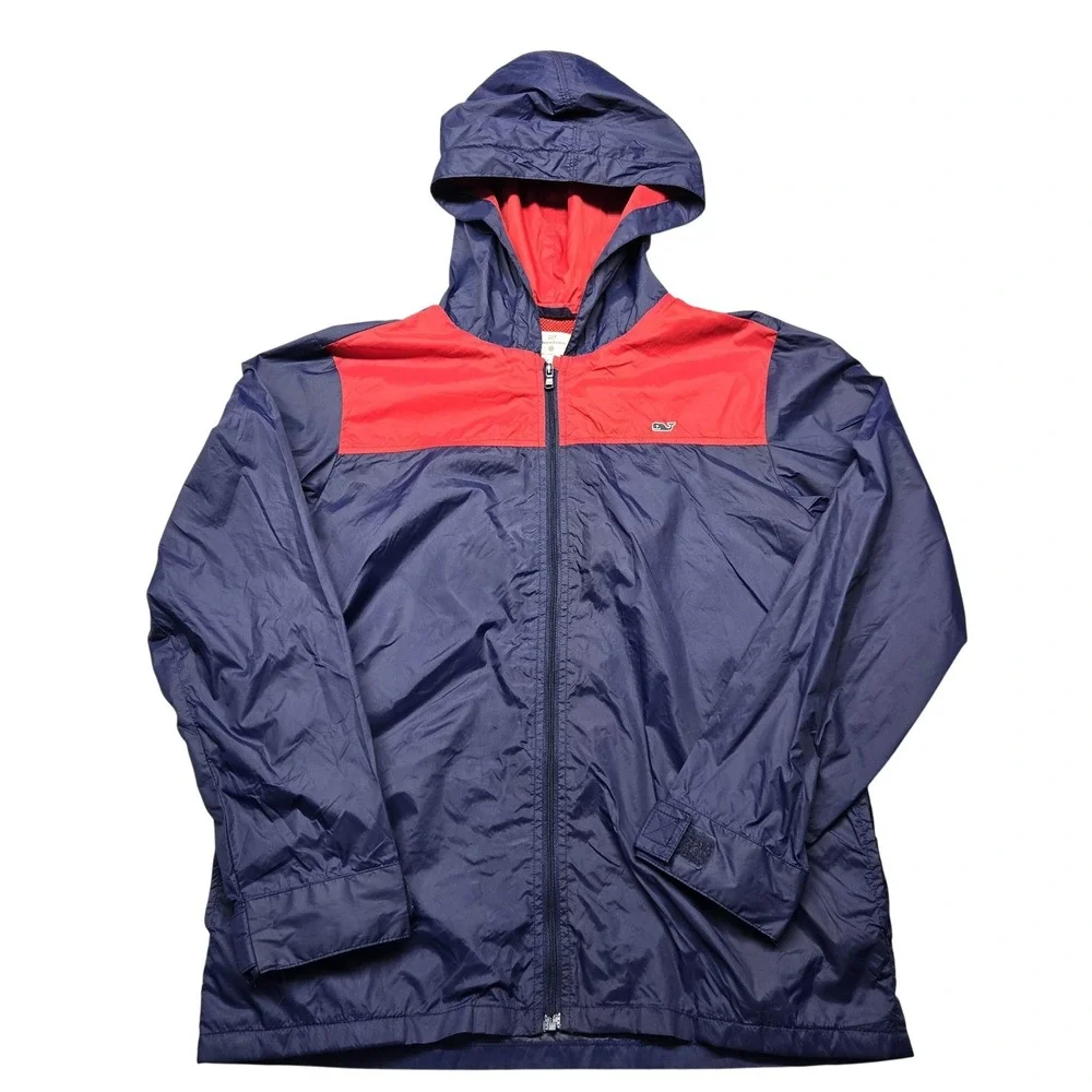 Vineyard Vines Jacket Mens Large Hooded Windbreaker Full‎ Zip Target
